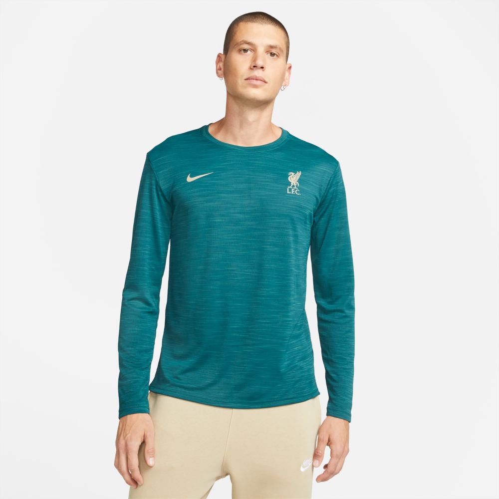 Nike Liverpool Fc Dri Fit 22/23 Long Sleeve T-shirt Green S