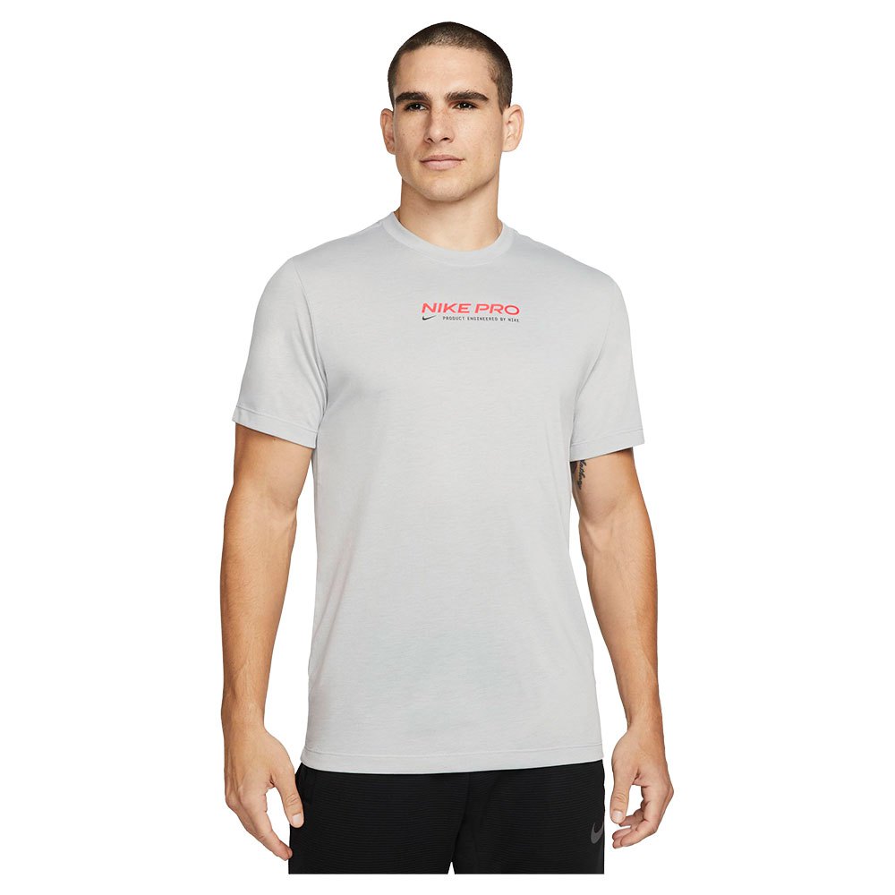 Nike Pro Dri Fit Short Sleeve T-shirt White 2XL Man