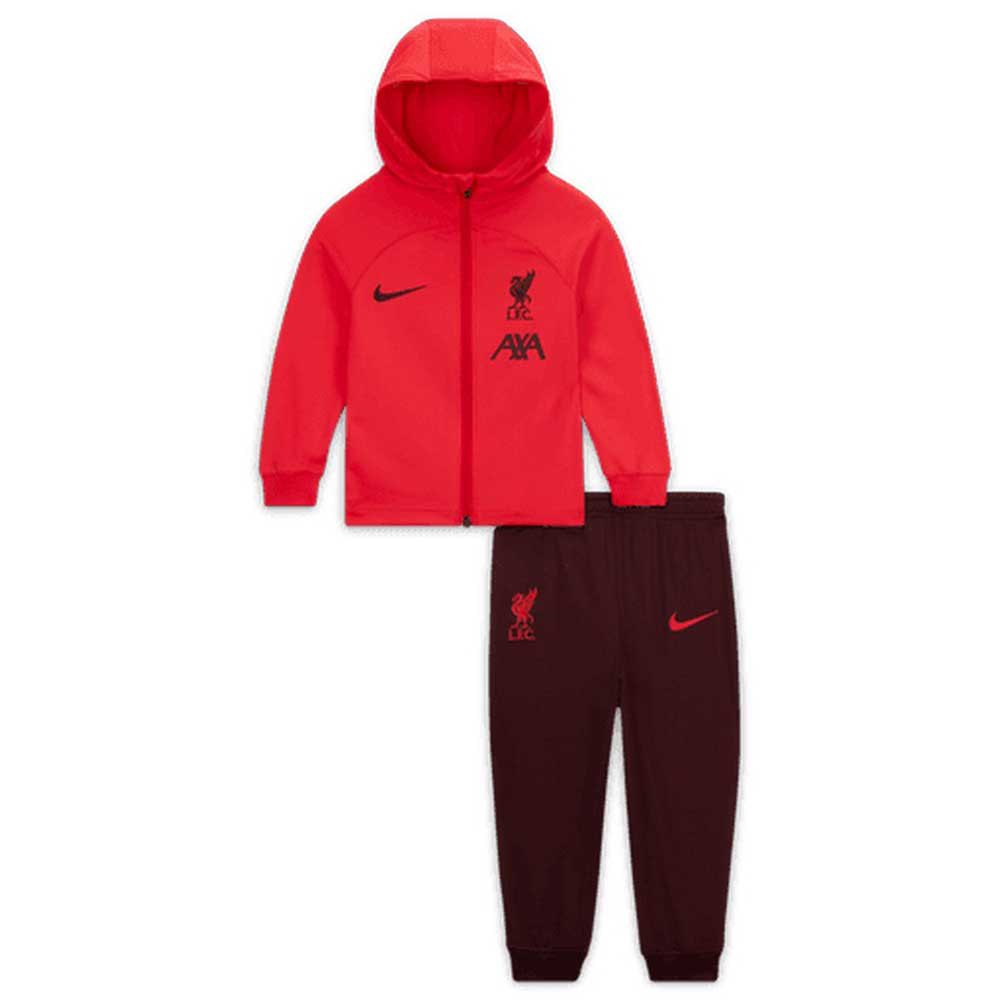 Nike Liverpool Fc Ink Dri Fit Strike 22/23 Track Suit Junior Red 12-18 Months