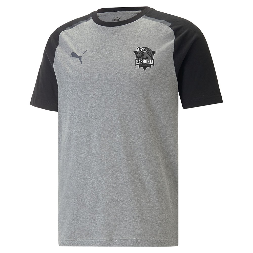 Puma Baskonia Team Cup Casuals Short Sleeve T-shirt Grey M Man