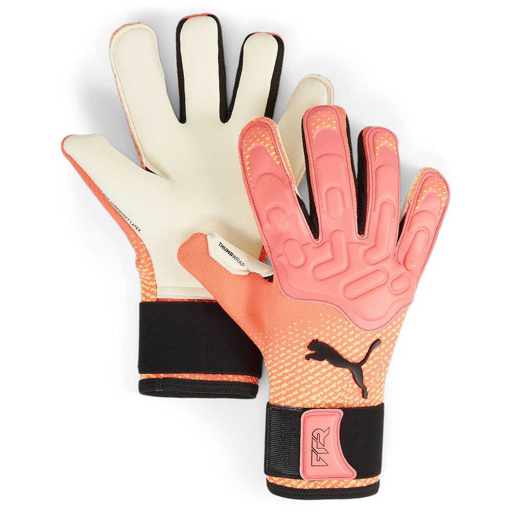 Puma Future Pro Hybrid Goalkeeper Gloves Pink 7