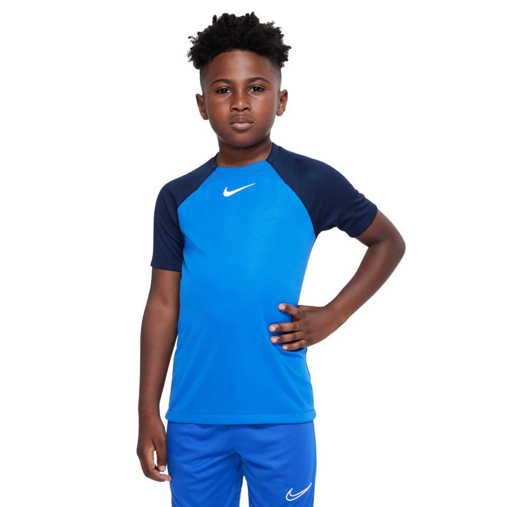 Nike Dri-fit Academy Pro Dh9277 Short Sleeve T-shirt Blue 7-8 Years Boy