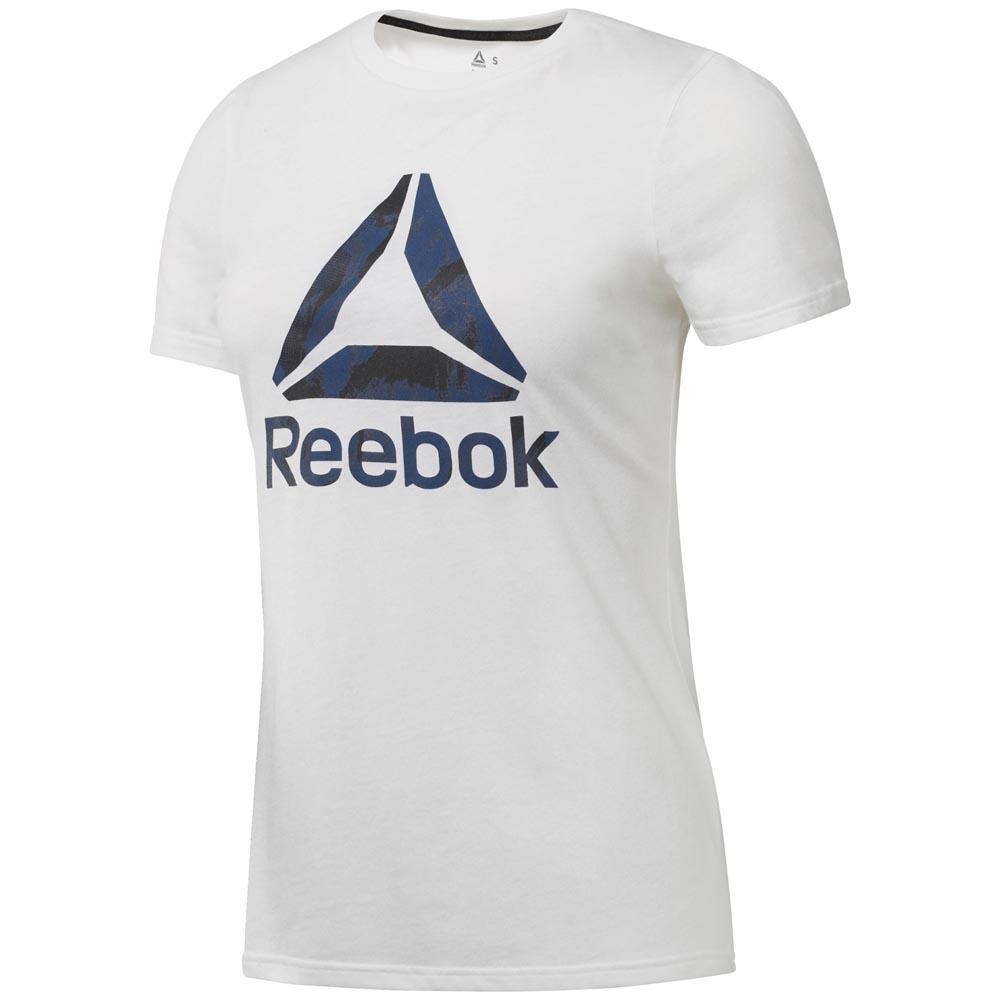 Reebok Workout Ready Cotton Series Gr Short Sleeve T-shirt White S Woman