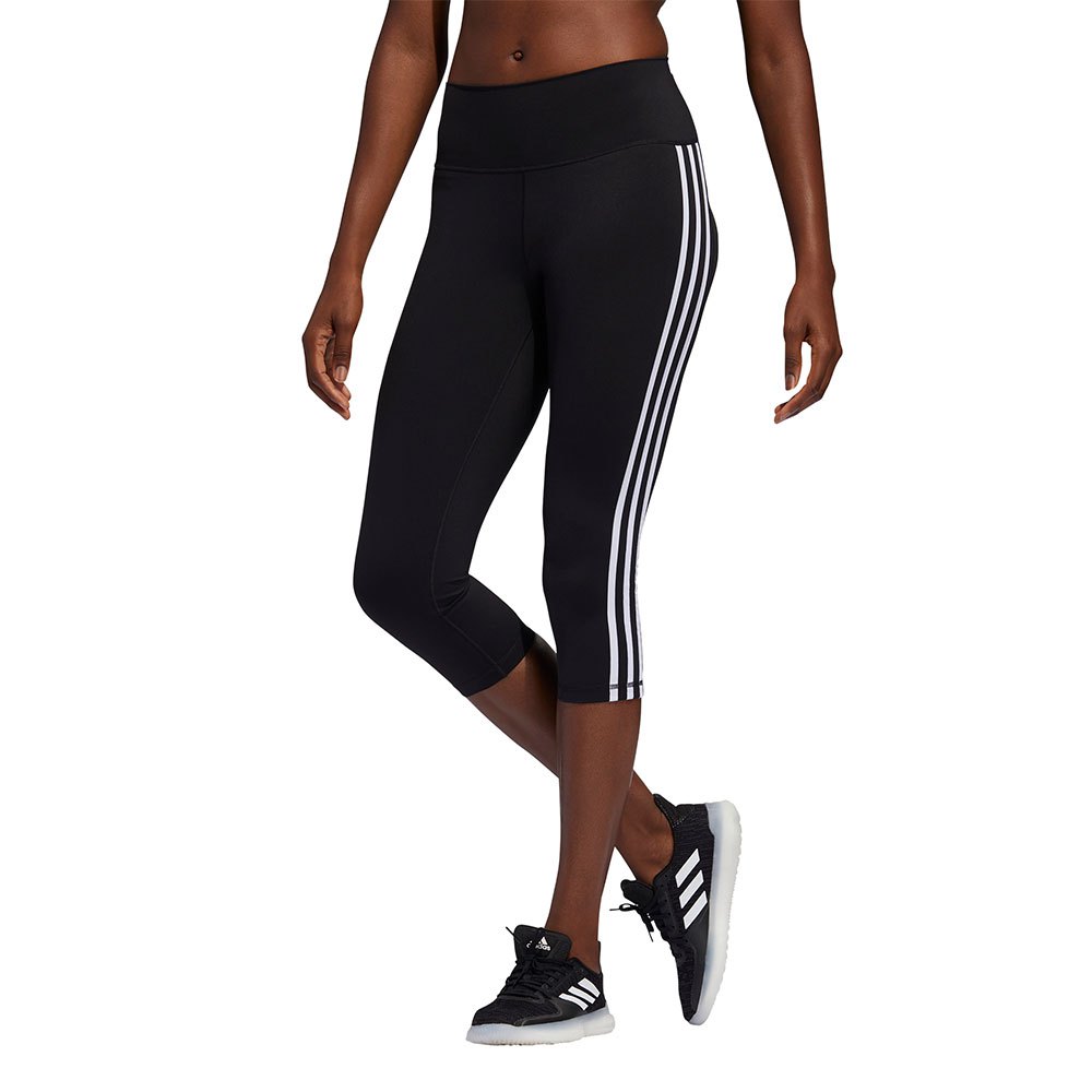 Adidas Believe This 3 Stripes 3/4 Tights Black XS / Regular Woman