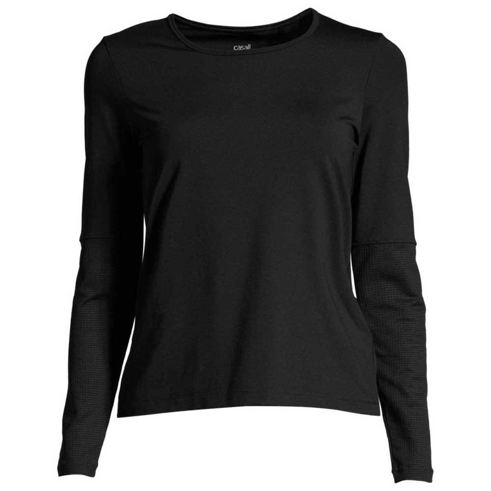Casall Iconic Long Sleeve T-shirt Black 44 Woman