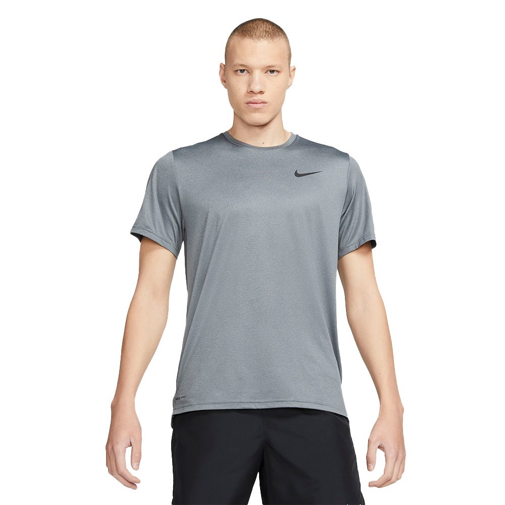 Nike Pro Dri Fit Hyper Dry Short Sleeve T-shirt Grey L / Regular Man