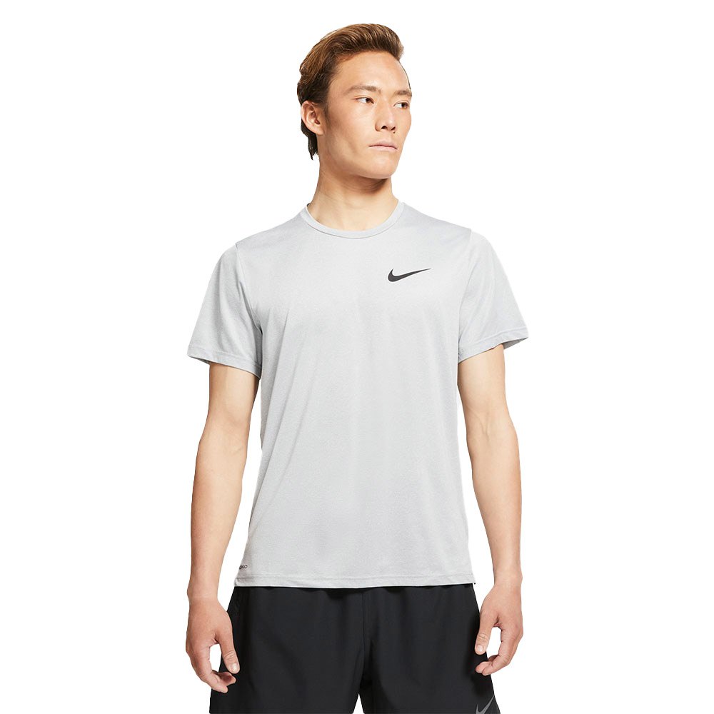 Nike Pro Dri Fit Hyper Dry Short Sleeve T-shirt Grey 2XL / Regular Man