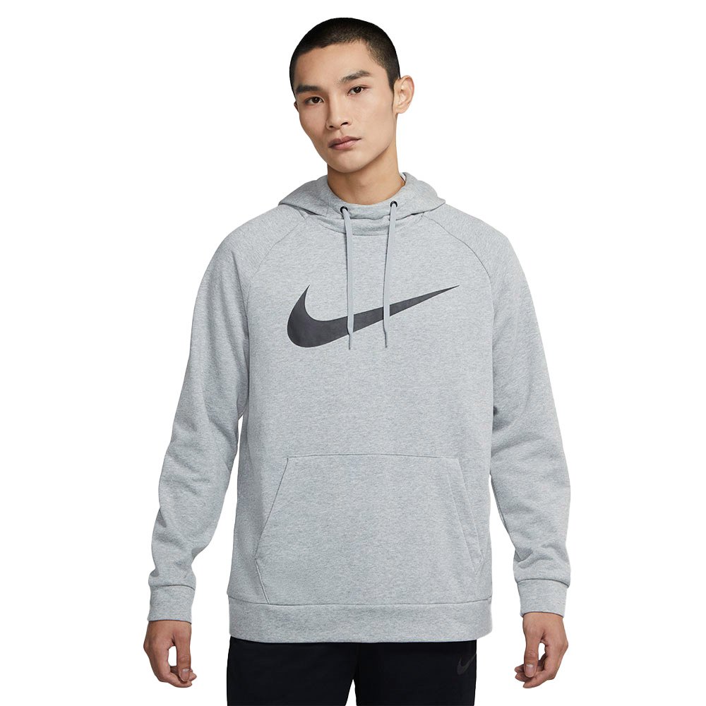 Nike Dri-fit Swoosh Hoodie Grey M / Regular Man