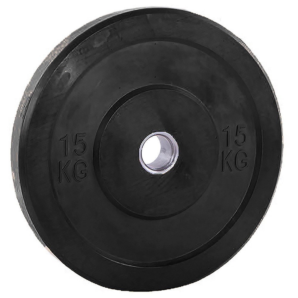 Softee Bumper Plate 15kg Black 15 kg