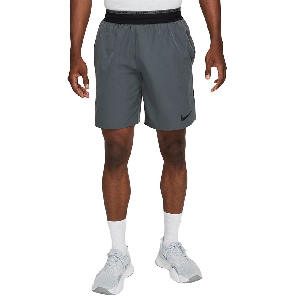 Nike Pro Dri Fit Flex Rep Shorts Grey 3XL / Tall Man