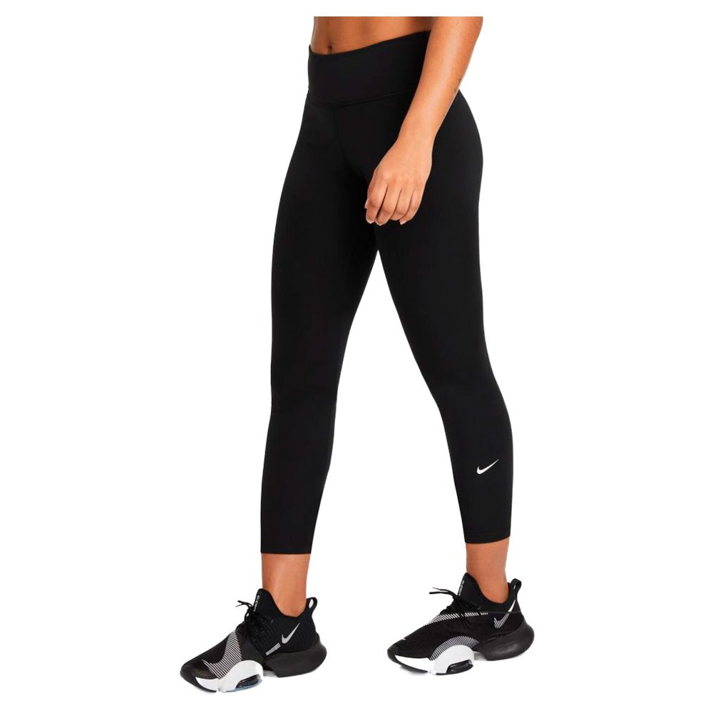 Nike One Mid Rise Crop Big Leggings Black 1X Woman
