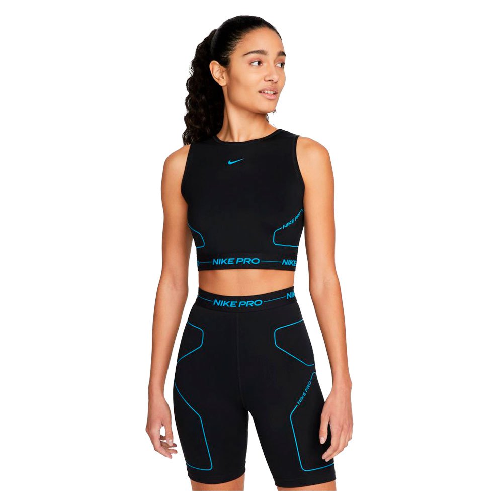 Nike Pro Dri Fit Sleeveless T-shirt Black L Woman