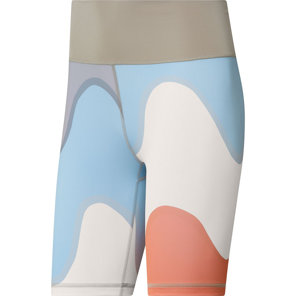 Adidas Marimekko Cycl Short Leggings White,Blue S Woman