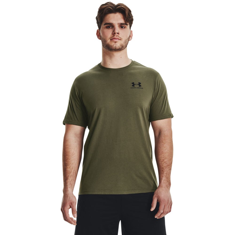 Under Armour Sportstyle Lc Short Sleeve T-shirt Green L / Regular Man