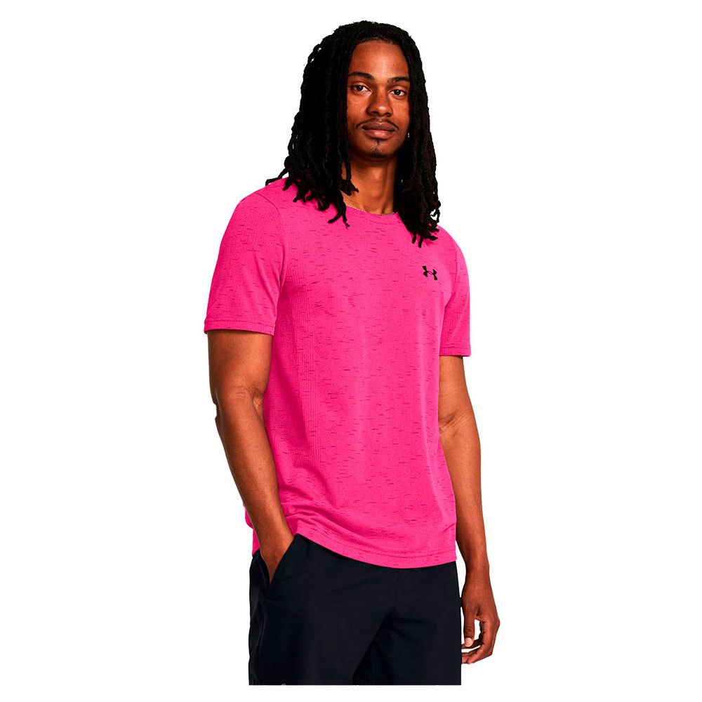 Under Armour Vanish Short Sleeve T-shirt Pink S Man