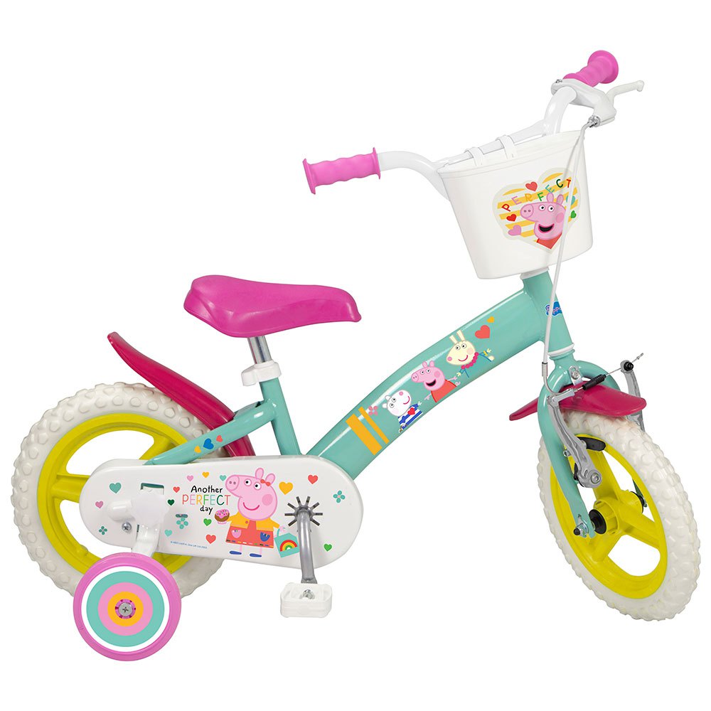 Toimsa Bikes En71 Peppa Pig 12´´ Bike Multicolor 24 Months-4 Years Boy