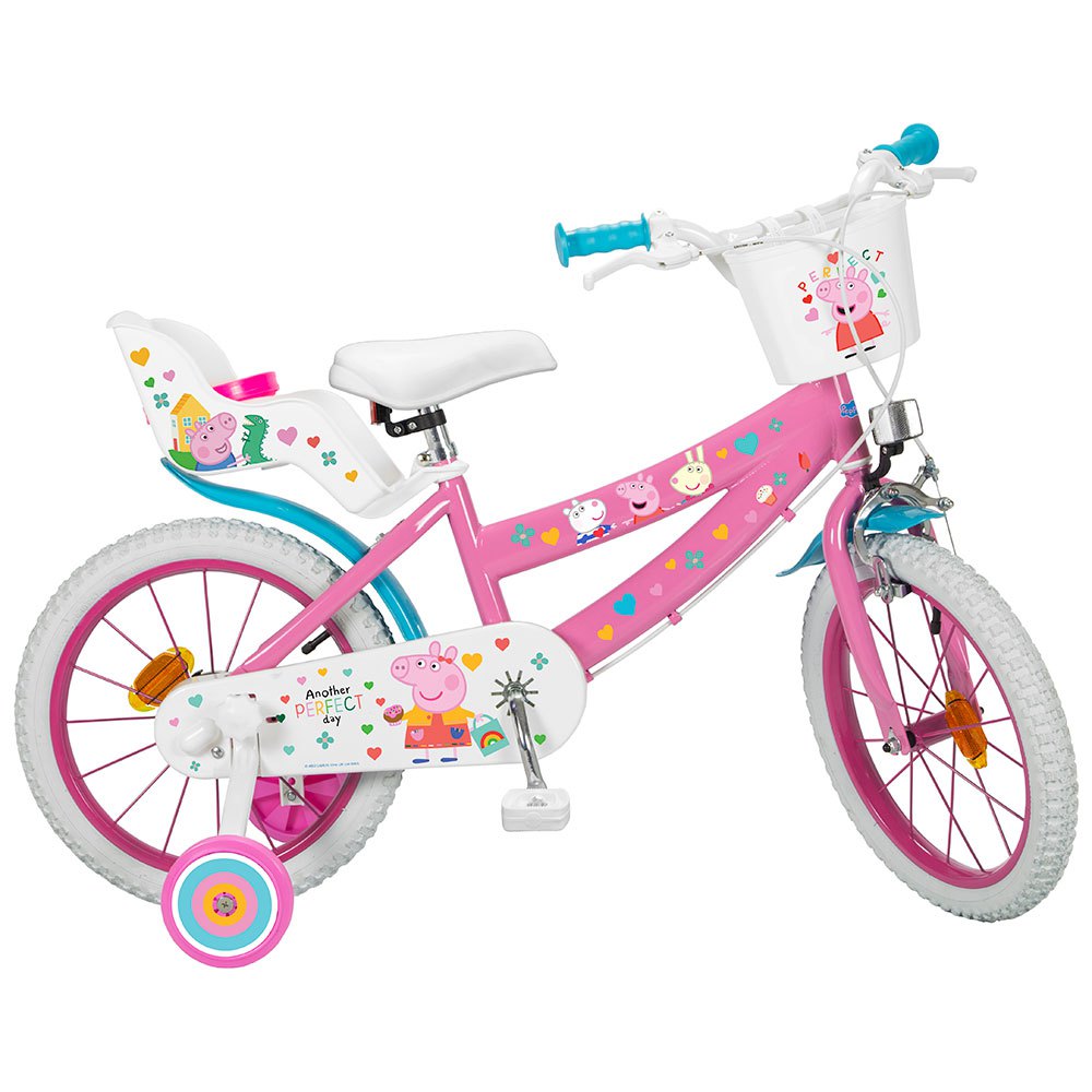 Toimsa Bikes Peppa Pig Rosa 16´´ Bike Pink 4-6 Years Boy