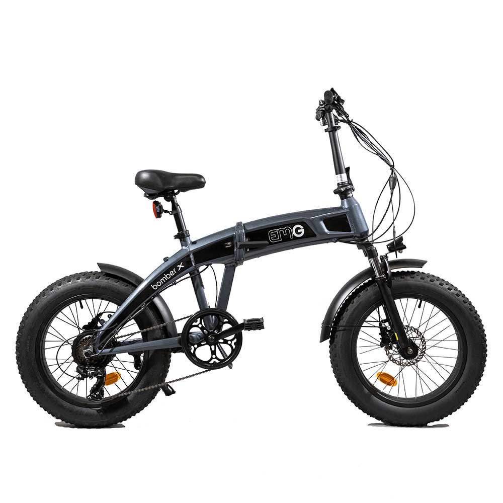 Emg Bomber X 20´´ Folding Electric Bike Silver One Size / 557Wh