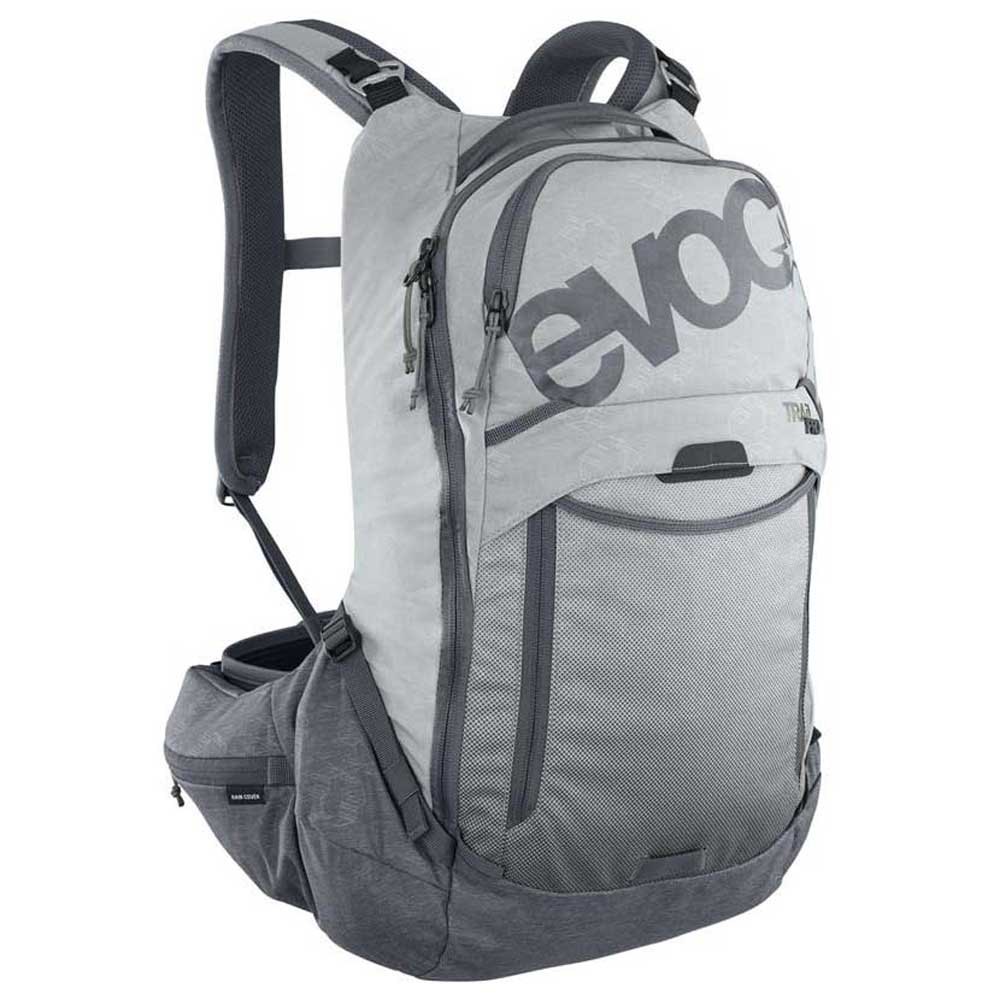 Evoc Trail Pro Protector Backpack 16l Silver S-M