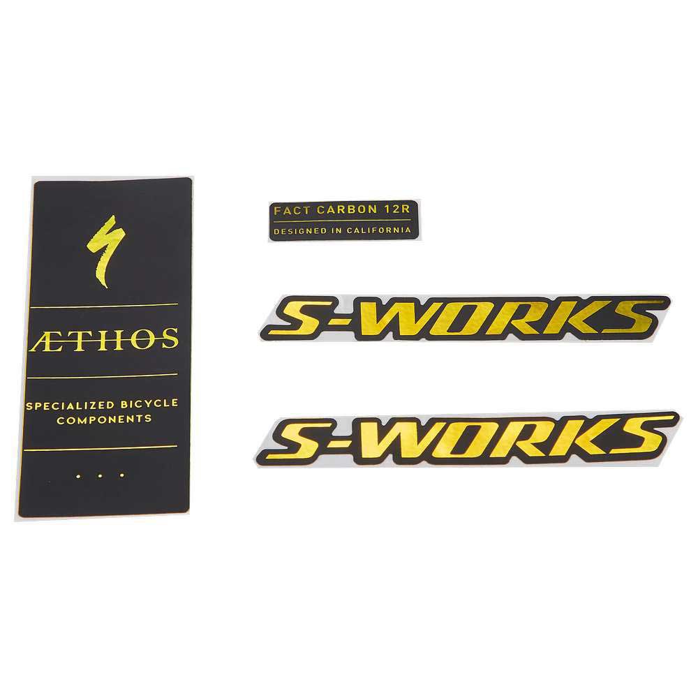 Specialized S-works Aethos Frame Decal Kit Golden 56 cm