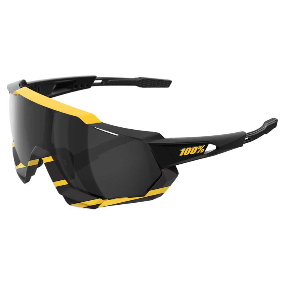 100percent Speedtrap Sunglasses Black Black Mirror Lens/CAT3