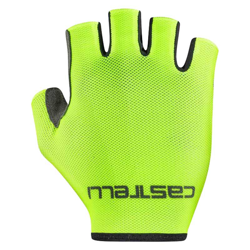 Castelli Superleggera Summer Short Gloves Yellow L Man