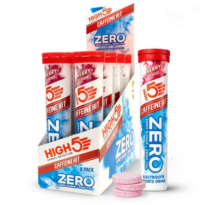 High5 Zero Caffeine Hit Tablets Box 8 X 20 Units Box Berry Multicolor