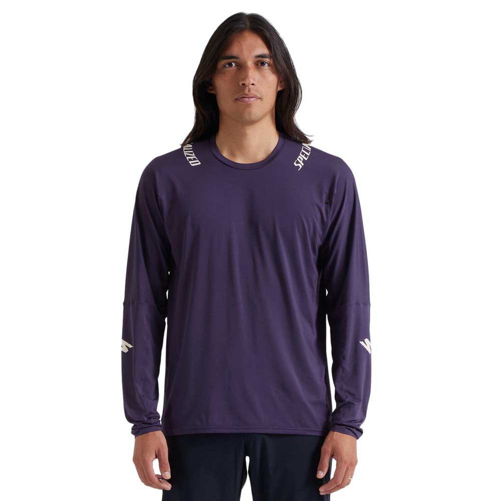 Specialized Trail Air Long Sleeve Enduro Jersey Purple L Man