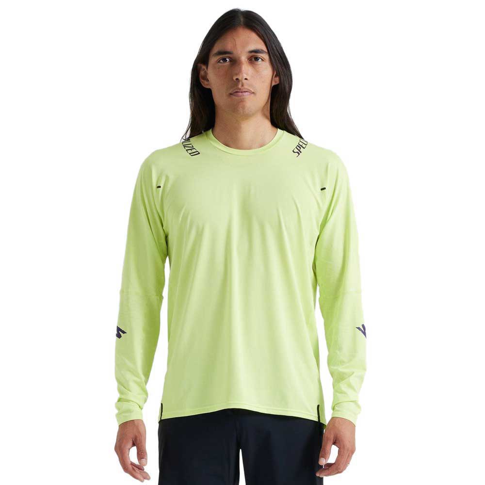 Specialized Trail Air Long Sleeve Enduro Jersey Green S Man