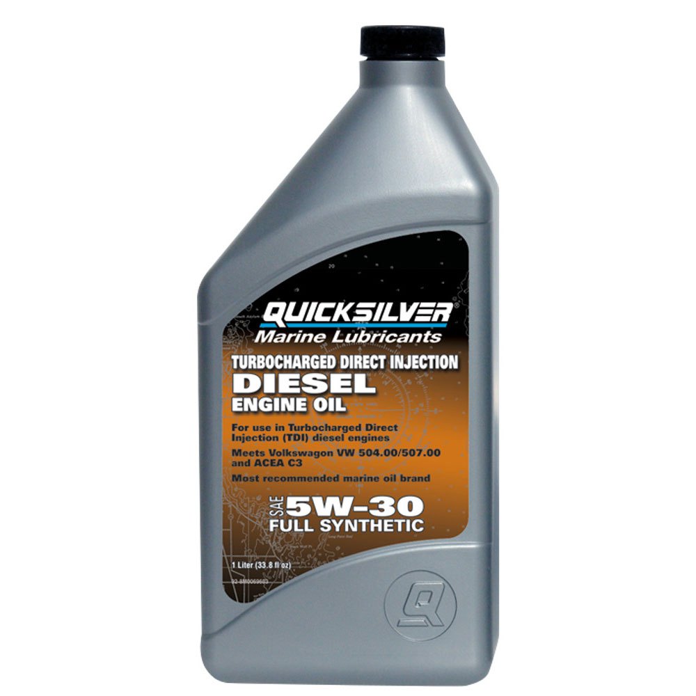 Quicksilver Boats Sae 5w30 Full Synthetic Tdi Oil 1l Engine Grey