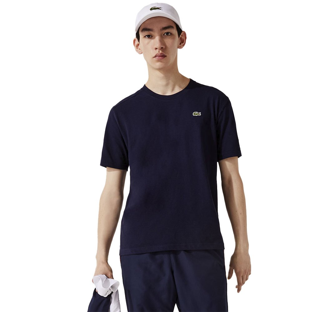 Lacoste Sport Regular Fit Ultra Dry Performance Short Sleeve T-shirt Blue XS Man