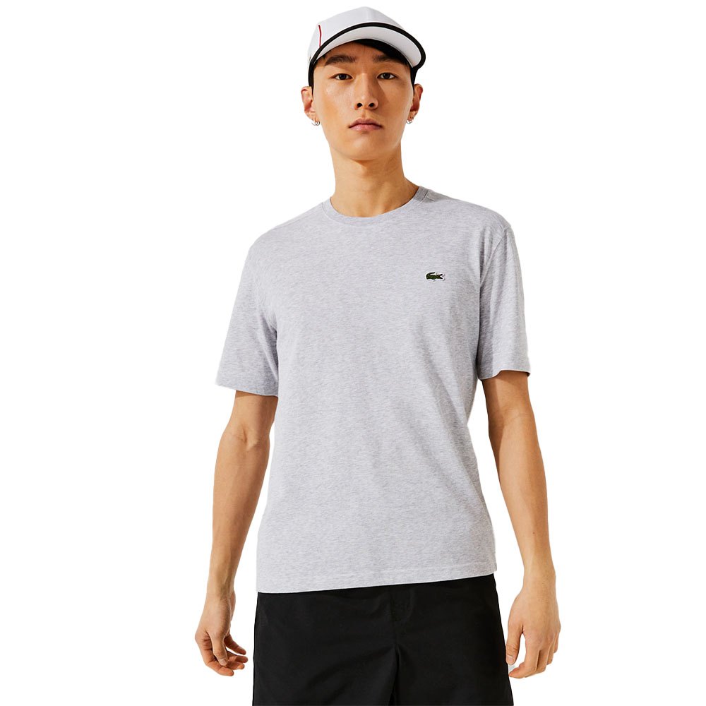 Lacoste Sport Regular Fit Ultra Dry Performance Short Sleeve T-shirt Grey XS Man