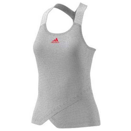 Adidas Badminton Y- Primeblue Sleeveless T-shirt Grey L Woman