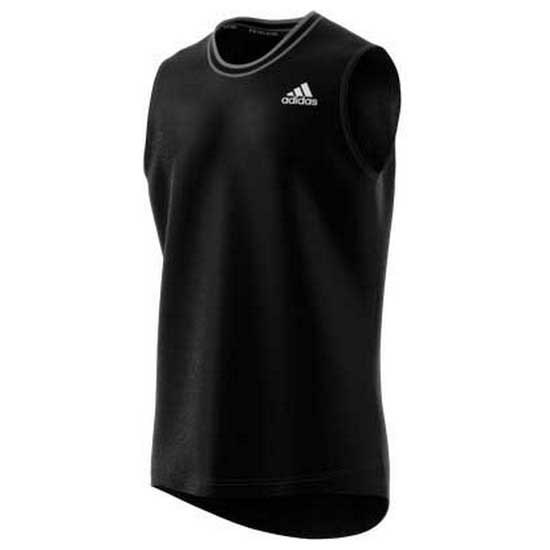 Adidas Badminton Primeblue Sleeveless T-shirt Black L Man