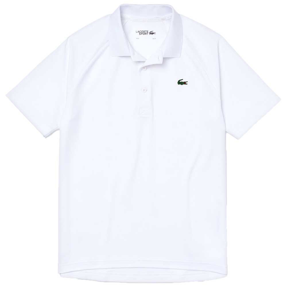 Lacoste Dh3201 Short Sleeve Polo Shirt White M Man