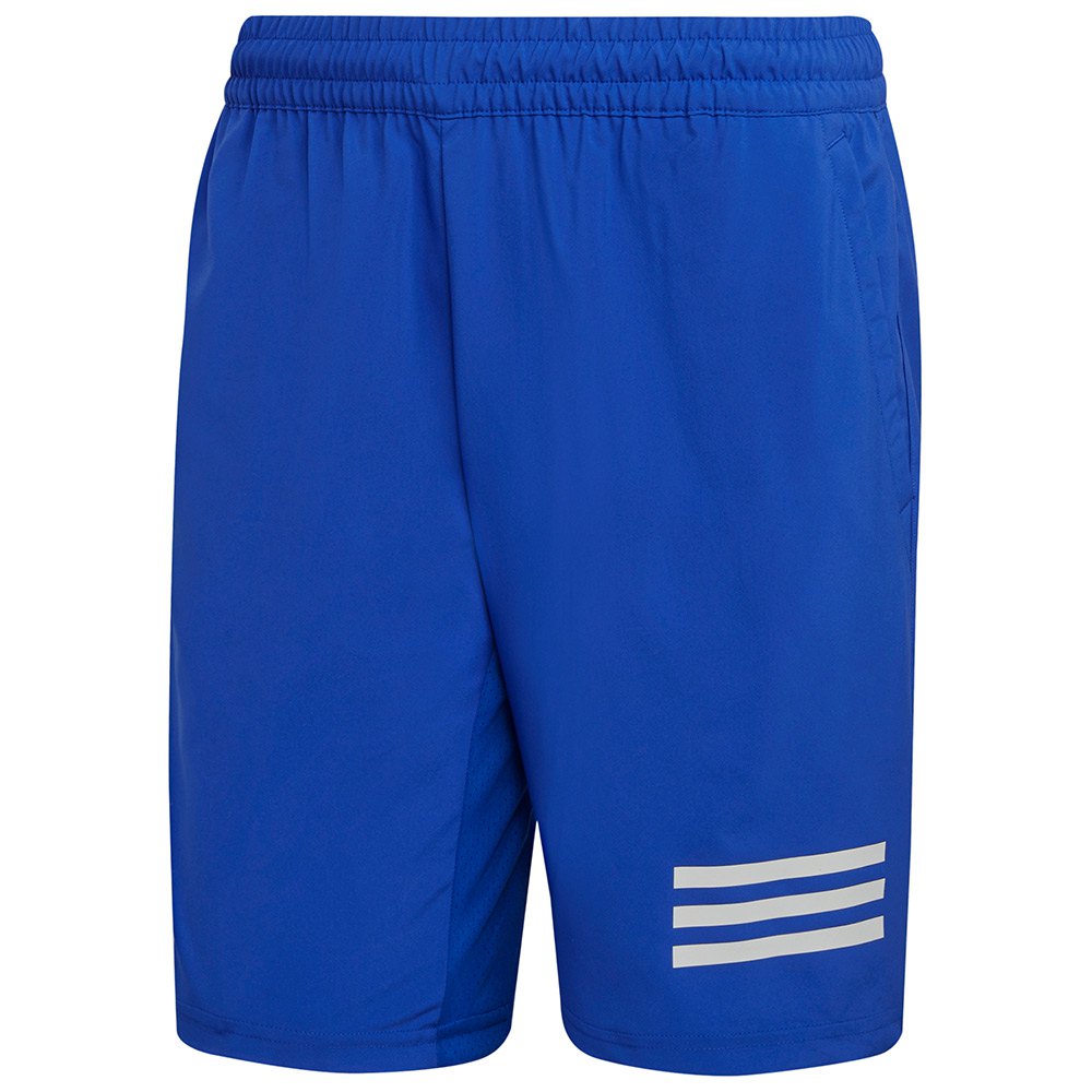 Adidas Badminton Club 3 Stripes Shorts Blue S Man