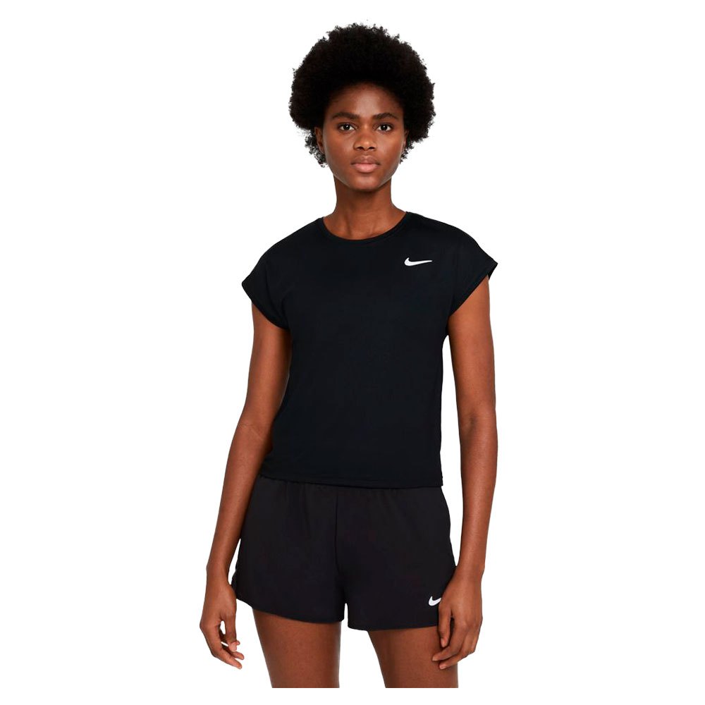 Nike Court Dri Fit Victory Big Short Sleeve T-shirt Black 1X Woman