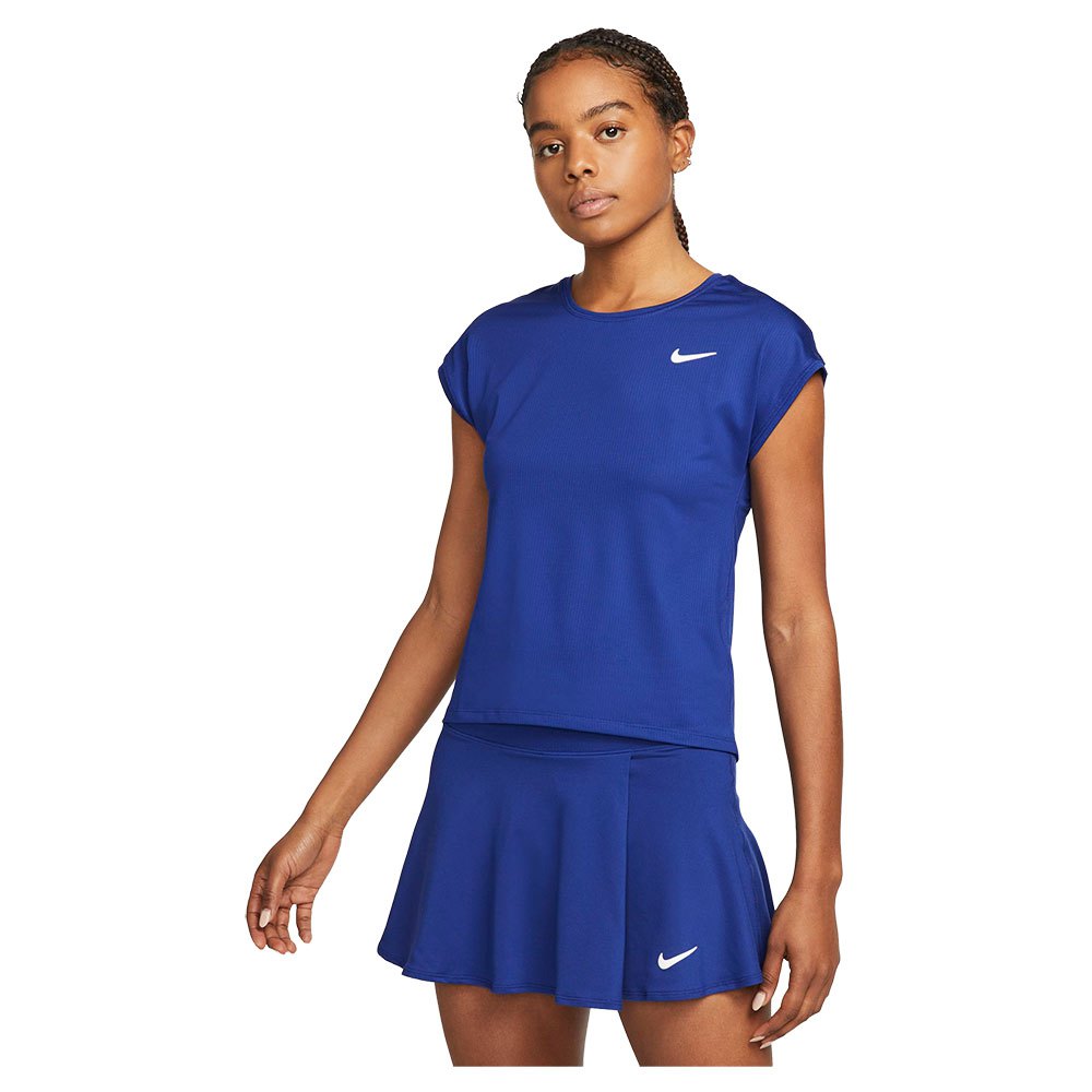 Nike Court Dri Fit Victory Short Sleeve T-shirt Purple S Woman