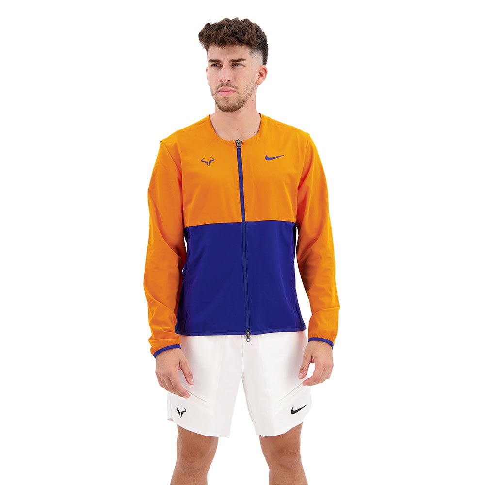 Nike Court Rafa Jacket Orange,Blue S Man