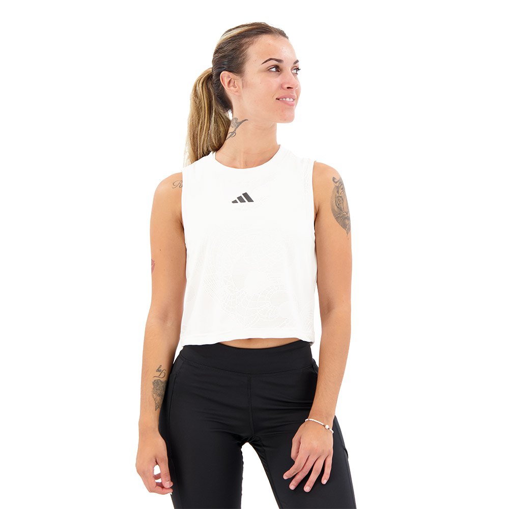 Adidas Aeroready Pro Sleeveless T-shirt White XS Woman