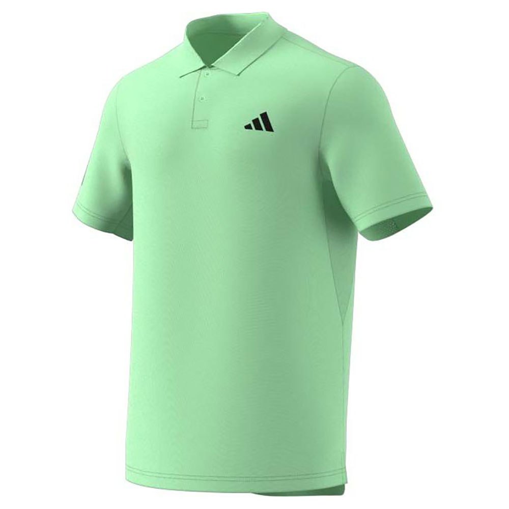 Adidas Club 3 Stripes Short Sleeve Polo Green L Man