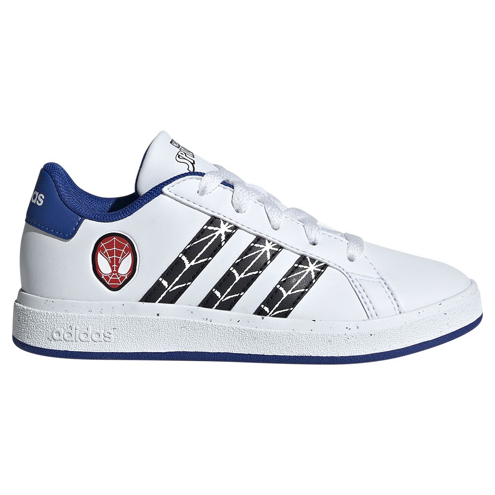 Adidas Grand Court Spider-man Shoes White EU 35 1/2