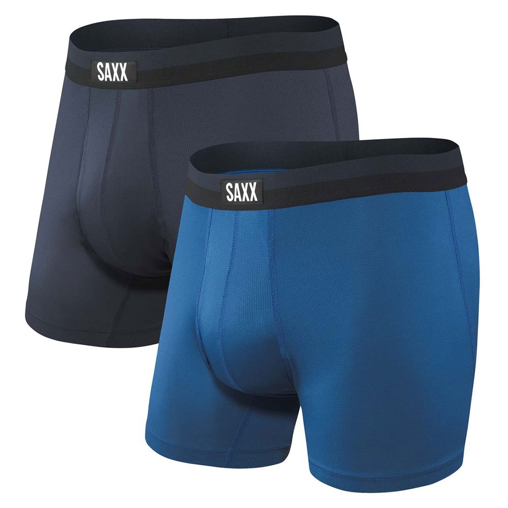 Saxx Underwear Sport Mesh Fly 2 Units Blue 2XL Man