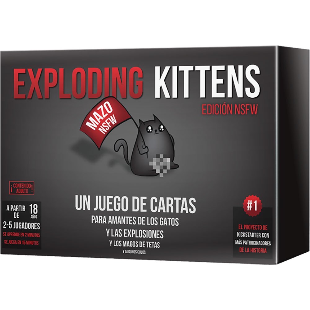 Photos - Board Game Exploding Kittens Nsfw Card Game Silver EKIEK02ES