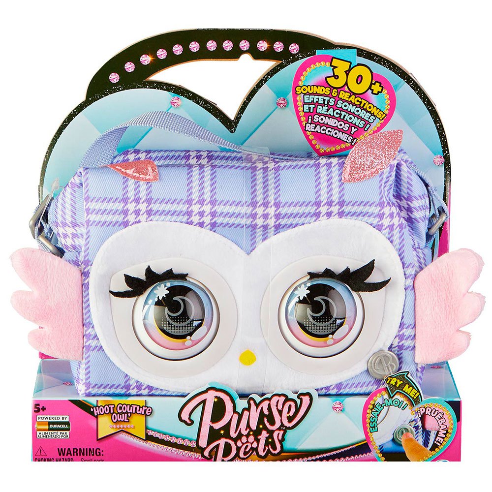 Photos - Other Toys Spin Master Purse Pets Bag Interactive Owl Multicolor 4886064118 