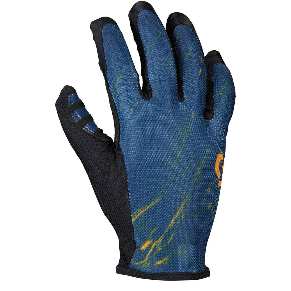 Photos - Cycling Gloves Scott Traction Long Gloves Blue XS Man 