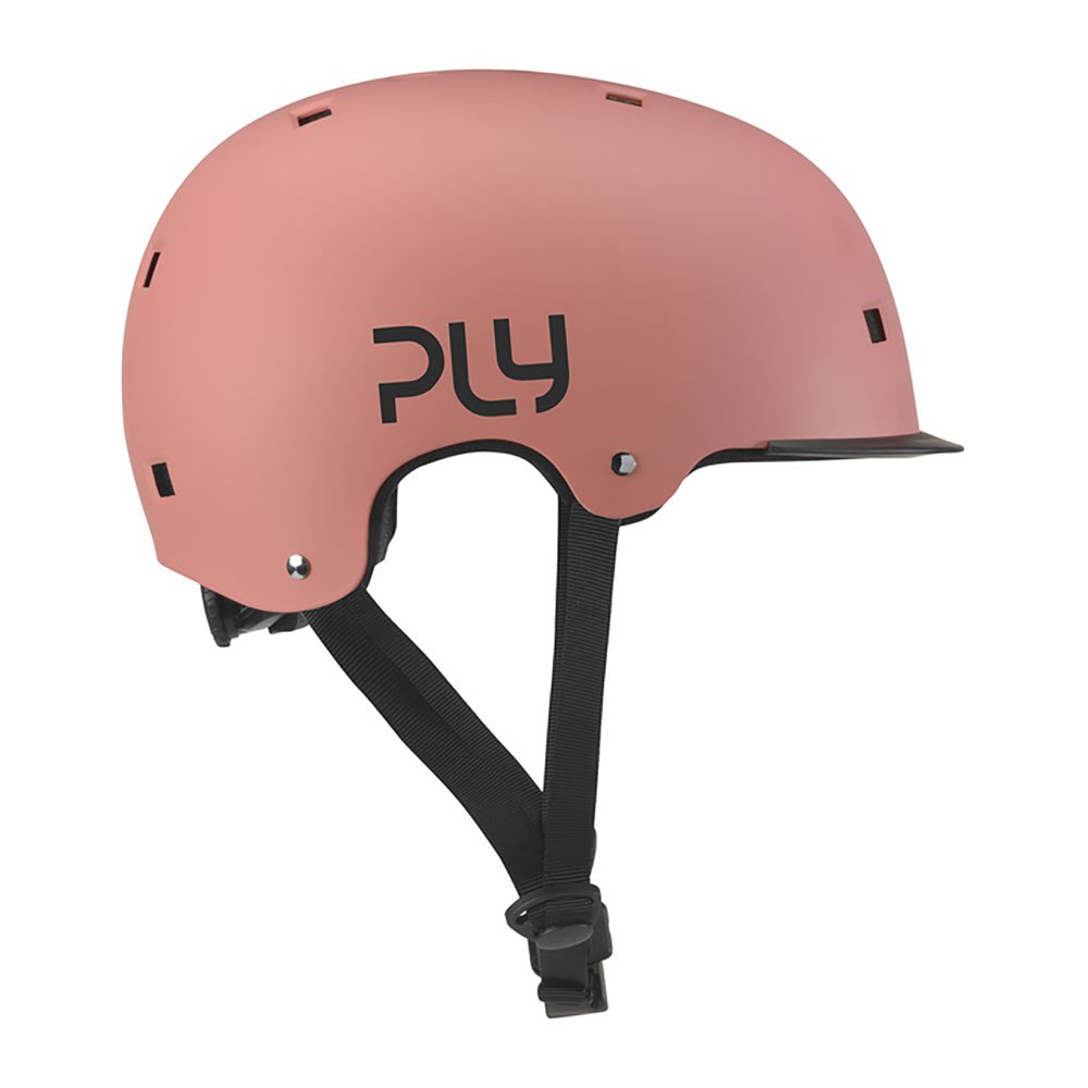 Photos - Bike Helmet Ply Helmets Plain Urban Helmet Pink 48-54 cm