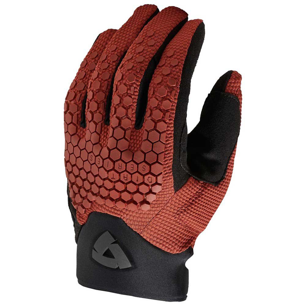 Photos - Motorcycle Gloves Revit Massif Gloves Red S FGS1570240-S 