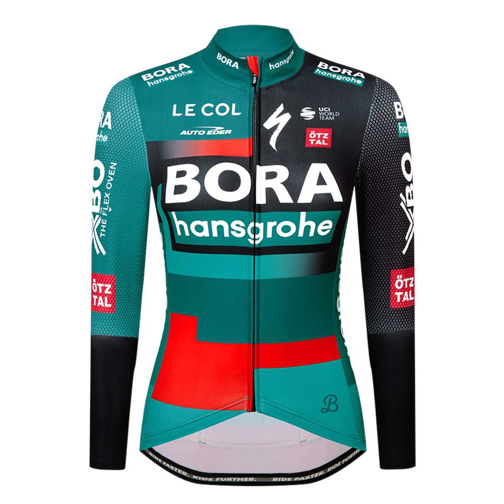 Le Col Bora-hansgrohe Long Sleeve Jersey Flerfärgad S Kvinna