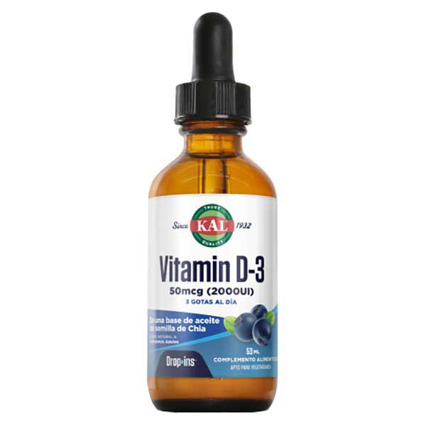 Kal Vitamin D-3 50mcg Vitamins Durchsichtig
